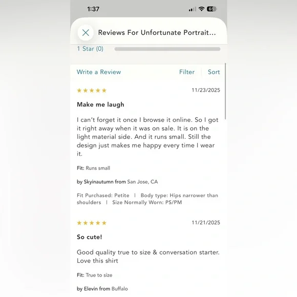 Anthropologie NWT 100% XS cotton Mood Swings tee by Unfortunate Portraits; cute! - Picture 7 of 16